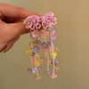 Pink Beaded Flower