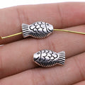 9x17mm 2.5g Zinc Alloy Fish Loose Metal Beads for DIY Bracelet Necklace Jewelry Making