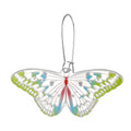 Silver Tone Colorful Printed Acrylic Butterfly Kidney Wire Drop Earrings view 5