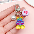 Bear Charm Keychains in 10 Pictured Variations for Bags and Keys view 3