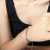 Purple Gold Bracelet