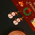 Enamel Christmas Dangle Earrings Nine Holiday Charm Styles view 12