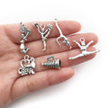 Alloy Metallic Cheerleading Theme Metal Charms with 7 Listed Options view 2