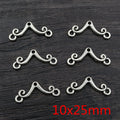 Silver Tone Multi-Loop Connector Charms in Seven Ornate Designs view 12