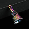 Metal Badminton Racket and Shuttlecock Charms Four Finishes Eight Styles view 11