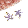 Gold Purple Starfish