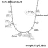 TXP346 SilverCharmNecklace