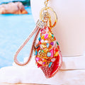 Crushed Shell Conch Keychains in Sixteen Colors plus Assorted Option view 10
