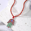 Red Green Hamsa