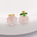 Twelve-Color Translucent Lily of the Valley Flower and Leaf Charm Collection view 10