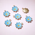 Colorful Daisy Enamel Alloy Charms in Nine Color Options view 7