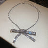 Silver Crystal Bow