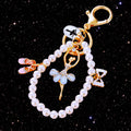 Pearl Ballet Angel Keychains in Six Dress Colors plus Assorted Option view 6