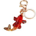 Translucent Arowana Fish Keychains in Ten Color Finishes view 5