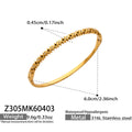 Crystal Hinged Bangle Collection in Five Gold and Silver Designs view 8