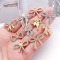 Metallic Bow and Butterfly Metal Charms with 28 Listed Options view 2