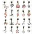 Pink Guitar Metal Charms with 5 Listed Options for DIY Jewelry Making view 2