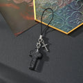Glitter Resin Cross Phone Charms with Metal Cross 6 Colors view 3