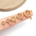 Gold-Tone Spring Clasp Jewelry Findings with 10 Listed Options view 3