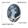Silver Gray Cameo