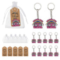 Welcome Back To School Rainbow Printed Keychain Ring view 1