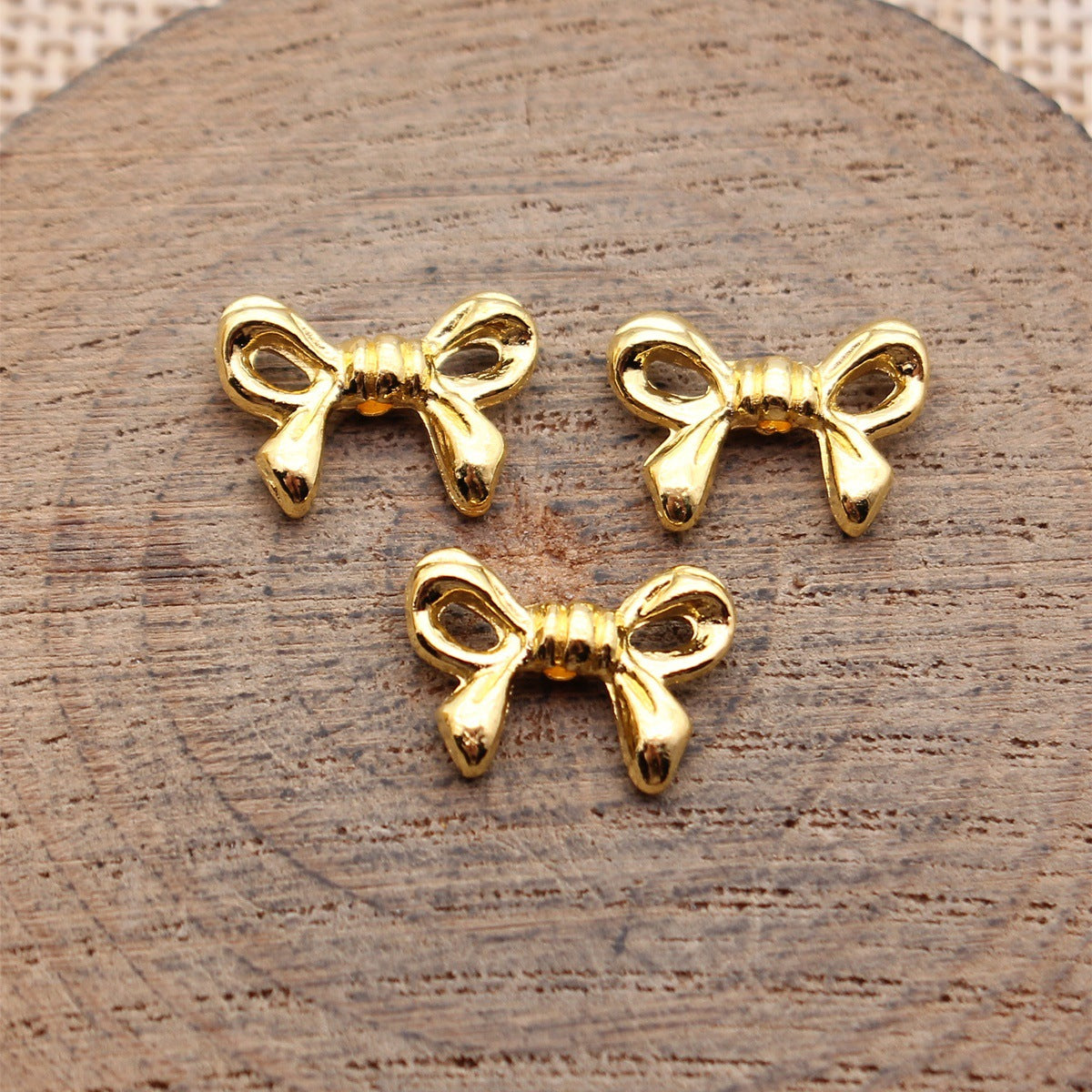 14x10mm 0.74g Multicolor Zinc Alloy Bowknot Loose Metal Butterfly Beads for DIY Bracelet Necklace Making