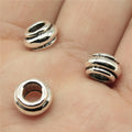 9x9x5mm 1.2g Multi-Color Zinc Alloy Round Small Hole Spacer Beads for DIY Bracelet Jewelry Making