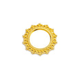 Lace Edge Setting Metal Component in 6 Finishes for Jewelry Making view 8