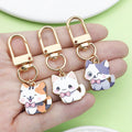 Cat Charm Keychains Featuring Cat Across 51 Pictured Variations view 3