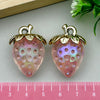 Clear Pink Strawberry