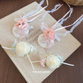 Fabric Rose Shell Butterfly Duckbill Hair Clips Two Styles view 2