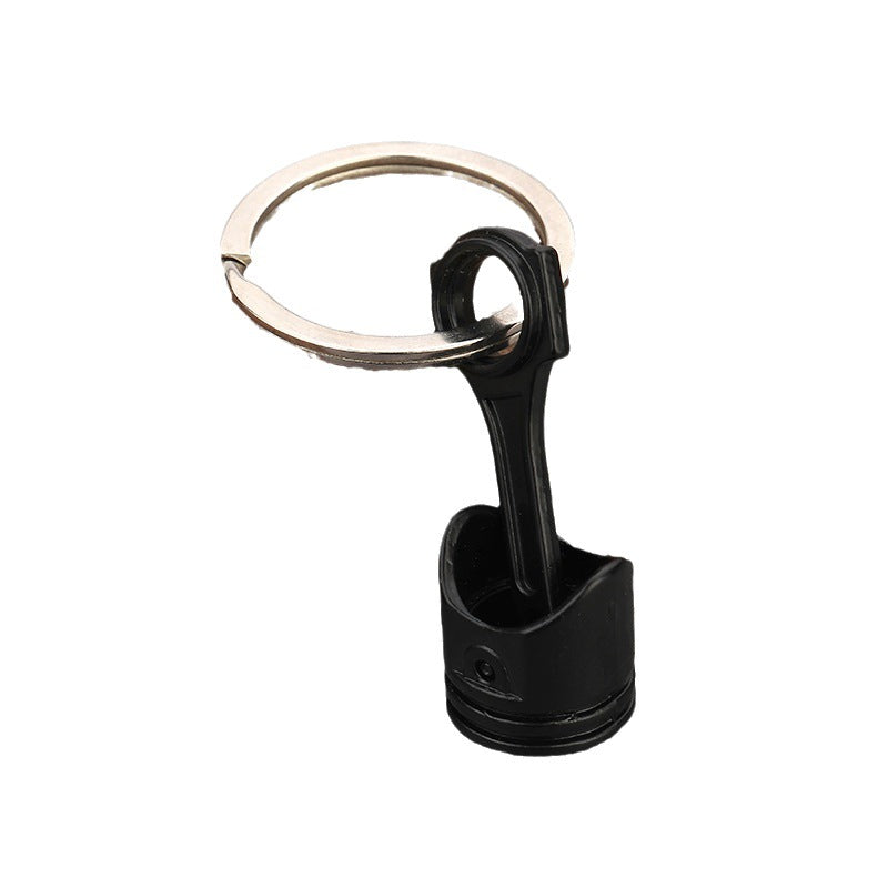 Creative Engine Piston Zinc Alloy Keychain Car Accessory Gift