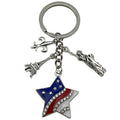 Americana Charm Keychains in 22 Pictured Variations for Bags and Keys view 6
