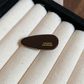Brown Teardrop Acetate Like Duckbill Hair Clip With Gallery Color Mix view 6
