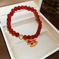 Gold Red Chinese Zodiac Horse Charm Bracelets 26 Styles view 10