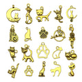 Gold-Tone Cat and Cat Paw Metal Charms with 26 Listed Options view 8