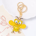 Rhinestone Bee Keychain Metal Cartoon Insect Charm view 7