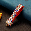 Rectangular Crystal DIY Loop Components in Ten Colors plus Assorted view 1