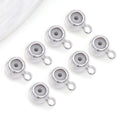 Silver-Tone Crimp Bead Jewelry Findings with 9 Listed Options view 8