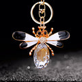 Crystal Bee Keychains in Four Wing Colors plus Assorted Option view 3