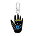 Twelve Piece Printed Hamsa and Evil Eye Acrylic Keychain Set view 4