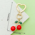 Cherry Charm Keychains Featuring Red Cherry Across 58 Pictured Variations view 11