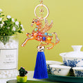 Multicolor Pegasus Keychains with Six Color Tassel Options view 8