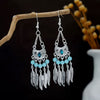 Turquoise Feather Drops