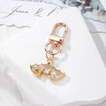 Gold Resin Dried Flower Halloween Keychains Lobster Clasp 6 Styles view 7