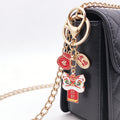 Lion Dance Charm Keychains Featuring Green Lion Dance Across 51 Pictured Variations view 4