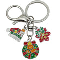 Christmas Charm Keychains Featuring Green Bow Across 81 Pictured Variations view 6