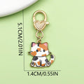 Cat Charm Keychains Featuring Cat Across 59 Pictured Variations view 11