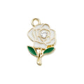 Gold-Tone Flower Metal Charms with 7 Listed Options view 9