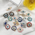 Metallic Heart and Eye Metal Charms with 20 Listed Options view 2